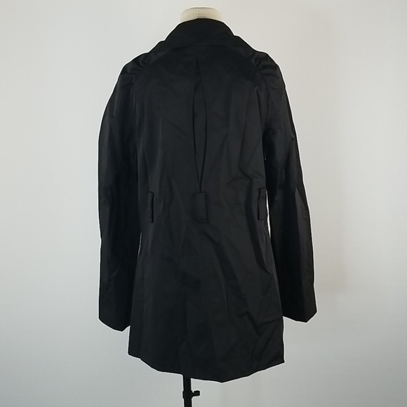Worthington large black trench coat jacket - Picture 3 of 5